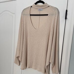 Urban Outfitters Beige V-Neck Sweater